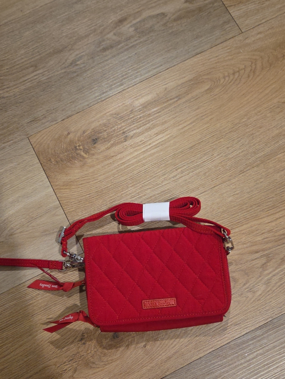 Vera Bradley Red Quilted Crossbody Bag
